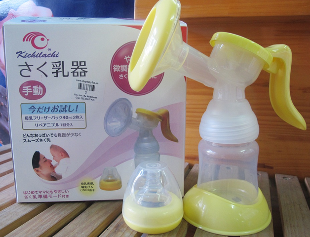Máy hút sữa bằng tay Kichilachi Nhật Bản - An toàn không BPA, Thiết kế nhỏ gọn, Dễ sử dụng cho mẹ và bé