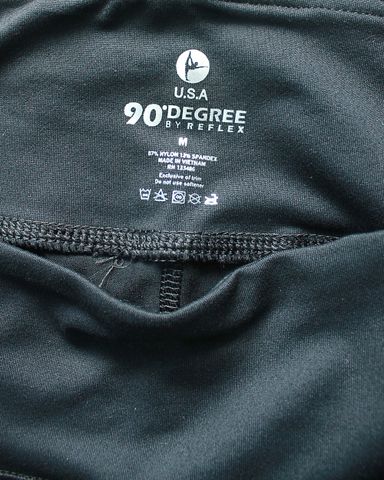 Quần Tập Gym Nữ 90 Degree Dáng Lửng Năng Động, Chất Liệu Mềm Mịn, Co Giãn Tốt – Thể Thao Thoải Mái, Phong Cách Năng Động