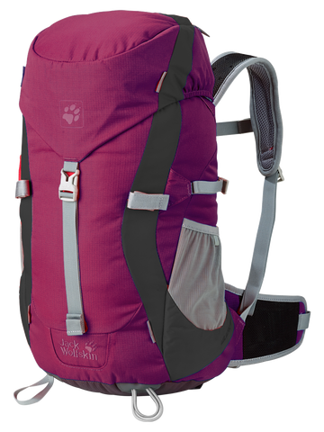 Balo Jack Wolfskin Kids Alpine Trail Purple - Balo Du Lịch Chống Thấm, Thiết Kế Thời Trang, Dung Tích 20L, Phù Hợp Cho Trẻ Em