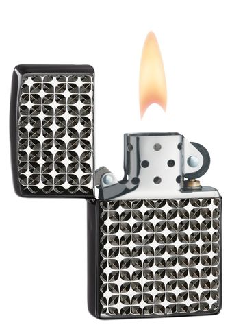 Bật Lửa Zippo 28186 Diamond Cut Armor Ebony - Bật Lửa Sang Trọng Chống Gió Hàng Chính Hãng, Thiết Kế Độc Đáo, Chất Liệu Gỗ Mun