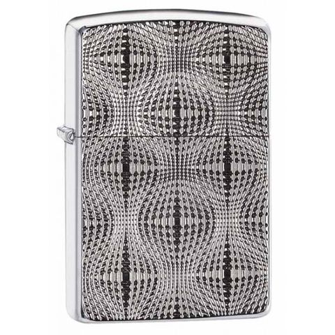 Bật Lửa Zippo 28835 Armor Chrome Lấp Lánh - Bật Lửa Khắc 3D Độc Đáo cho Người Sưu Tập và Yêu Thích Thời Trang