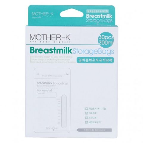 Túi Trữ Sữa Cảm Ứng Nhiệt MotherK Hàn Quốc - Chất liệu Cao Cấp, Thiết Kế Tiện Dụng Cho Mẹ và Bé, Giúp Bảo Quản Sữa Tốt Nhất
