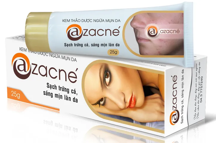 Kem Azacne hỗ trợ cải thiện mụn, làm sáng mịn da