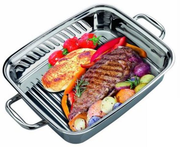 Nồi Nướng Elo Barbecue Nhập Khẩu Đức - Đồ Gia Dụng Cao Cấp Đa Năng, Dung Tích 4.5L, Chất Liệu Inox 304 Bền Đẹp