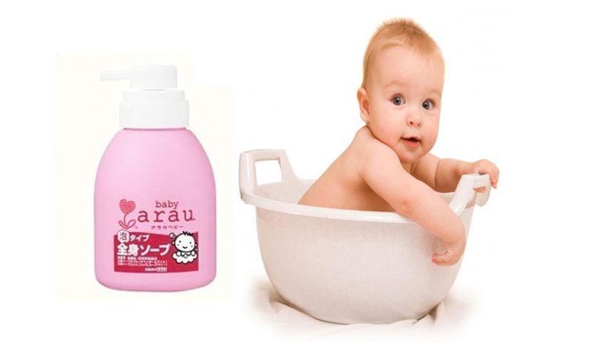 Sữa Tắm Cho Bé Arau Baby Nhật Bản Chiết Xuất Thảo Mộc Tự Nhiên - Dịu Nhẹ, An Toàn Cho Da Nhạy Cảm