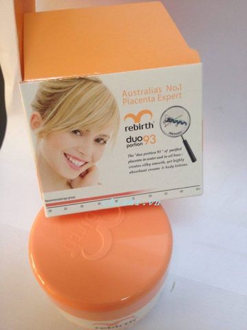 Kem nhau thai cừu Rebirth Anti-Wrinkle 100g - Dưỡng ẩm, giảm nám, tàn nhang, Vitamin E cho da mịn màng, chính hãng Úc