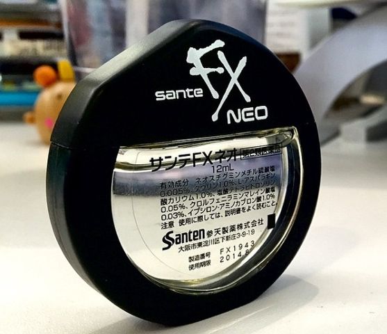 Nước Nhỏ Mắt Nhật Bản Sante Fx Neo 12ml - Giải Tỏa Căng Thẳng Mắt, Ngăn Ngừa Mỏi Mắt và Các Vấn Đề Về Mắt