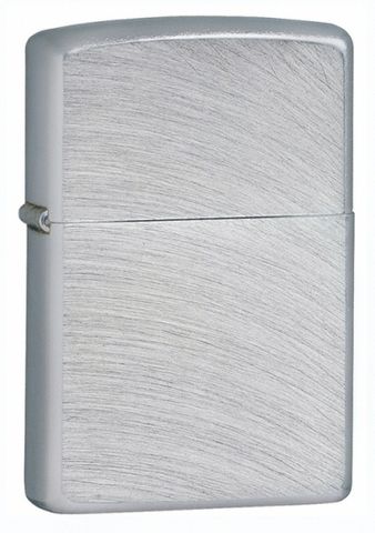 Bật Lửa Zippo 24647 Chrome Xước Vân Cong Chính Hãng - Bật Lửa Cao Cấp Độc Đáo Thời Trang Mỹ