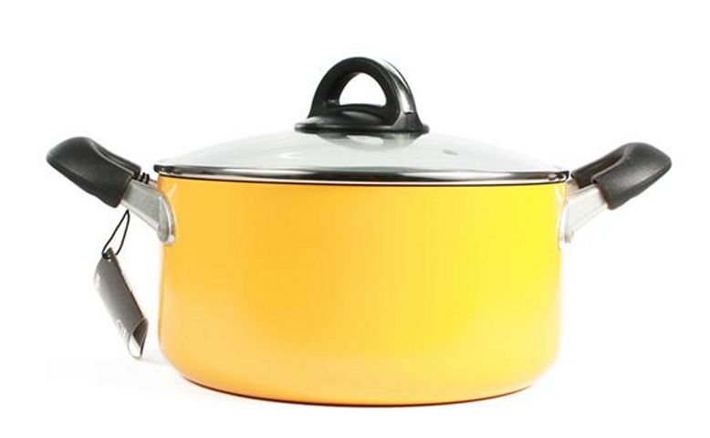 Nồi Nhôm E-Cook LED2242G 24cm Chống Dính Teflon, Thiết Kế Hiện Đại - Đồ Gia Dụng Nhà Bếp Cao Cấp 3 Màu Sắc