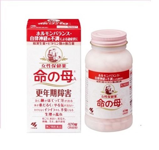 Viên uống Kobayashi Nhật Bản cho phụ nữ tiền mãn kinh - Hỗ trợ cân bằng nội tiết, cải thiện sức khỏe và làm đẹp da, 420 viên