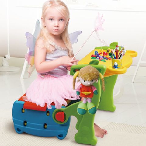 Bàn Học Đa Năng TB-01 - Ghế Sofa, Bàn Học & Hộp Đựng Đồ Chơi An Toàn Chính Hãng, Tiện Lợi Cho Trẻ Nhỏ