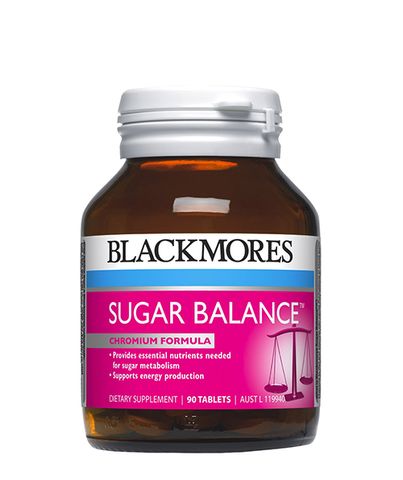 Viên uống Blackmores Sugar Balance 90 viên - Hỗ trợ cân bằng đường huyết, bổ sung Chromium, vitamin và khoáng chất thiết yếu