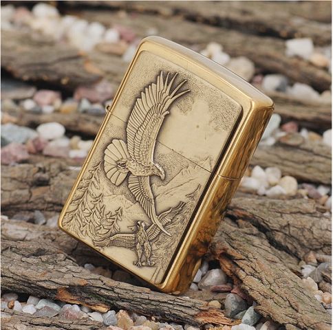 Bật Lửa Zippo 20854 Where Eagles Dare - Biểu Tượng Chim Đại Bàng Sang Trọng, Đẳng Cấp, Hàng Chính Hãng Mỹ