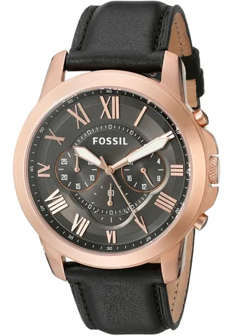 Đồng hồ Fossil FS5085 thiết kế dây da lịch lãm
