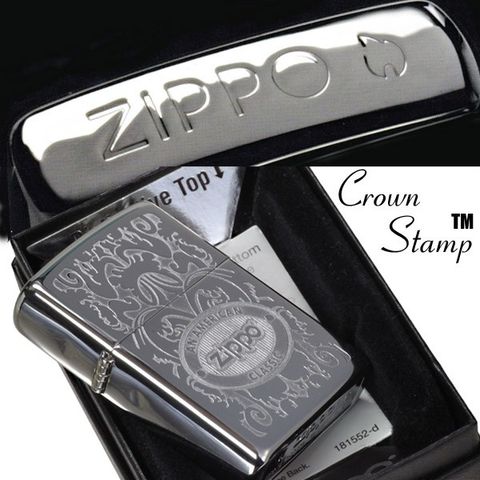 Bật Lửa Zippo 24751 Vương Miện - Bật Lửa Mỹ Chống Gió Cao Cấp, Hàng Chính Hãng, Thiết Kế Sang Trọng, Đầy Phong Cách