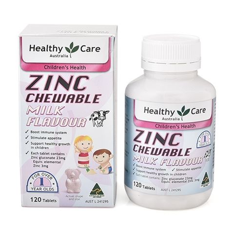 Viên bổ sung Kẽm Healthy Care ZinC cho bé của Úc