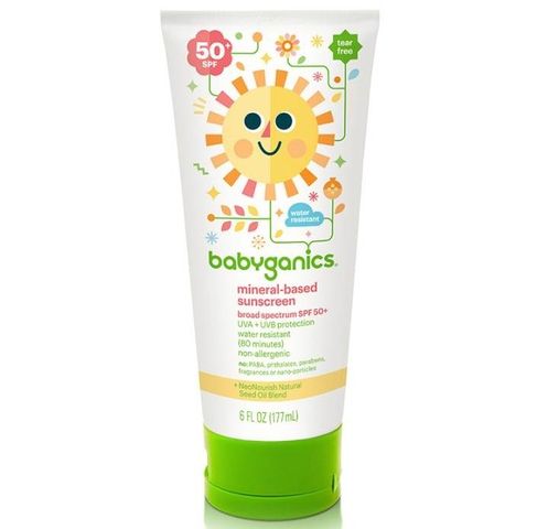 Kem chống nắng Babyganics SPF50+ cho bé từ 6 tháng tuổi