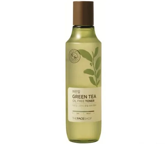 Nước hoa hồng trà xanh Green Tea Oil Free The Face Shop