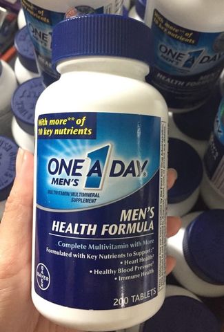 Viên Uống Vitamin Tổng Hợp One A Day Men's Multivitamin Bổ Sung Dinh Dưỡng Chuyên Dành Cho Nam Giới Dưới 50 Tuổi - 300 Viên Chính Hãng Mỹ