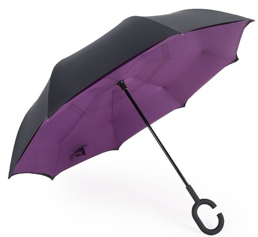 Ô Gấp Ngược Kazbrella - Ô Chống Mưa Tiện Lợi, Thiết Kế Mở Ngược, Chống Nước, Dễ Dàng Sử Dụng - Phù Hợp Cho Người Di Chuyển Dễ Dàng