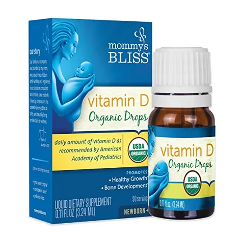 Vitamin D3 Mommys Bliss Organic Drop 3.24ml của Mỹ