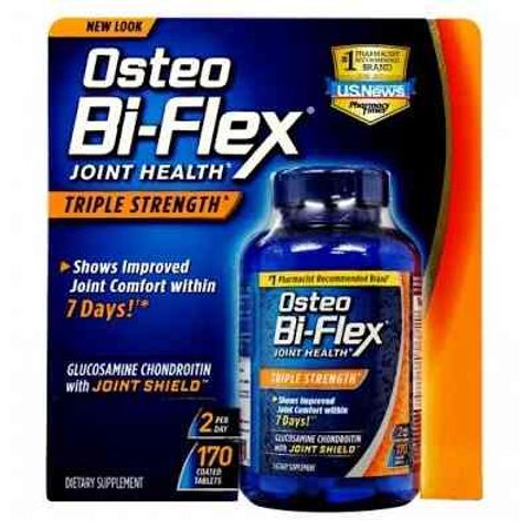 Viên uống Osteo Bi-Flex Triple Strength của Mỹ giúp hỗ trợ xương khớp, bổ sung Glucosamine và Vitamin D cho sức khỏe hệ vận động.