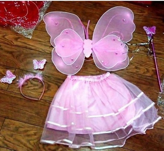 Váy đầm công chúa cánh bướm cho bé gái DA226