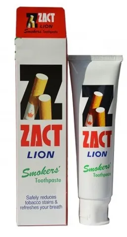 Kem đánh răng cho người hút thuốc Zact lion Thái Lan