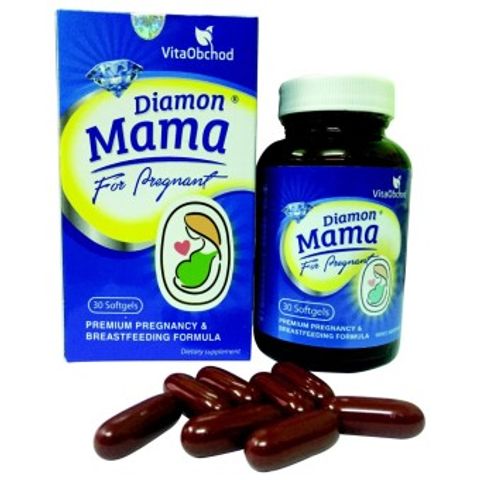 Vitamin tổng hợp cho bà bầu VitaObchod Diamon Mama