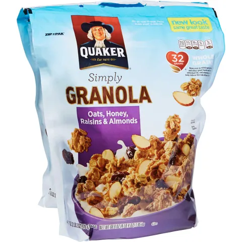 Bột Yến mạch ăn liền Quaker Granola 978g của Mỹ