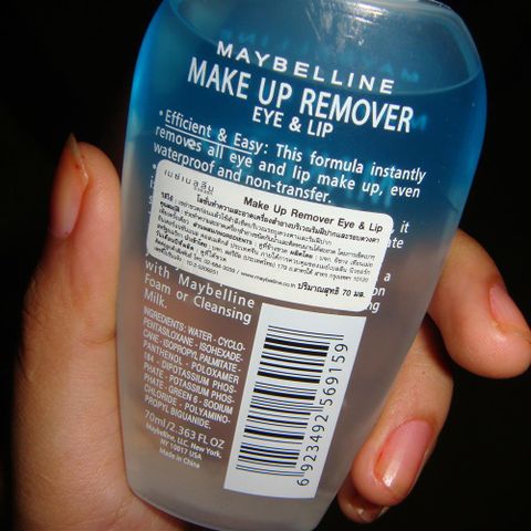 Tẩy Trang Mắt Môi Maybelline Make-up Remover Eye & Lip 150ml - Sạch Nhẹ Dịu, Hỗ Trợ Tẩy Trang Mascara Không Trôi, Chăm Sóc Da Mềm Mại