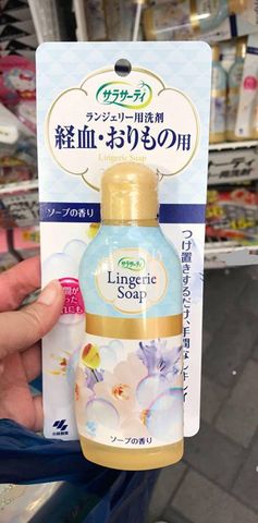 Dung dịch giặt đồ lót Lingerie Soap Nhật Bản 120ml - Làm sạch, thơm lâu, an toàn cho da nhạy cảm, sản phẩm thiết yếu cho đồ lót.