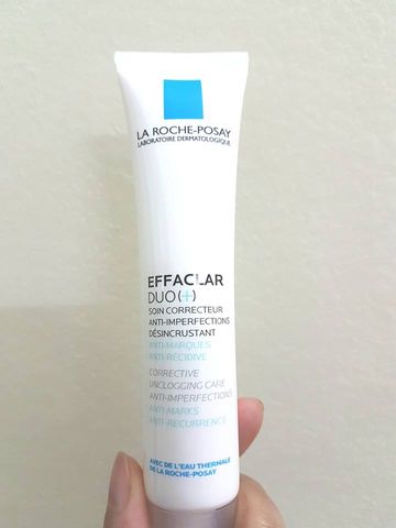 Kem Trị Mụn La Roche Posay Effaclar Duo+ 40ml - Giúp Làm Sạch Da, Ngăn Ngừa Mụn Hiệu Quả Với Niacinamide và LHA