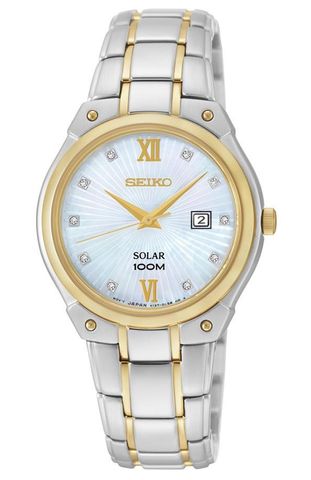 Đồng hồ Seiko Solar SUT214 case 30 cho nữ