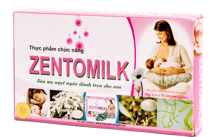 Viên uống Zentomilk hỗ trợ cải thiện sữa mẹ
