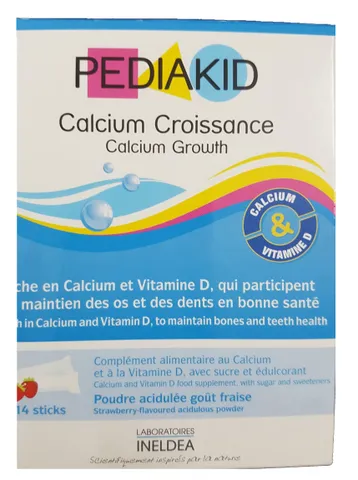 Pediakid Calcium Croissance cho trẻ 1 tuổi trở lên
