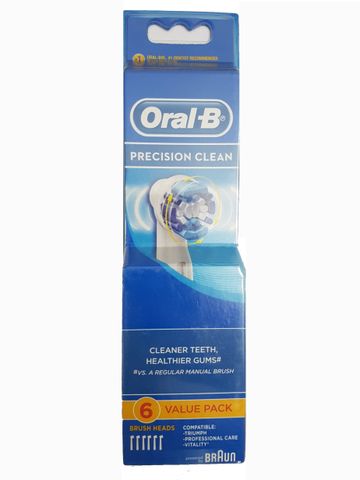 Set 5 đầu bàn chải điện Precision Clean Oral-B - Lông mềm mại, làm sạch hiệu quả mà không gây tổn thương nướu, Tây Bắc