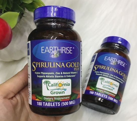 Tảo Mặt Trời Spirulina Gold Plus Chính Hãng - Hỗ Trợ Tăng Cân Tự Nhiên, 360 Viên, Bổ Sung Dinh Dưỡng Từ Mỹ