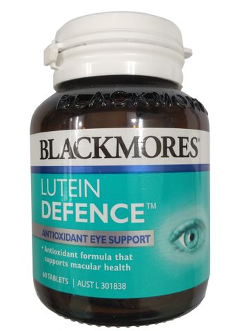 Viên Uống Bổ Mắt Blackmores Lutein Defence của Úc - Hỗ Trợ Sức Khỏe Mắt, Bảo Vệ Khỏi Ánh Sáng Xanh, 60 Viên