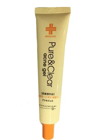 Kem hỗ trợ cải thiện mụn Hanajirushi acne gel Pure & Clear 40g