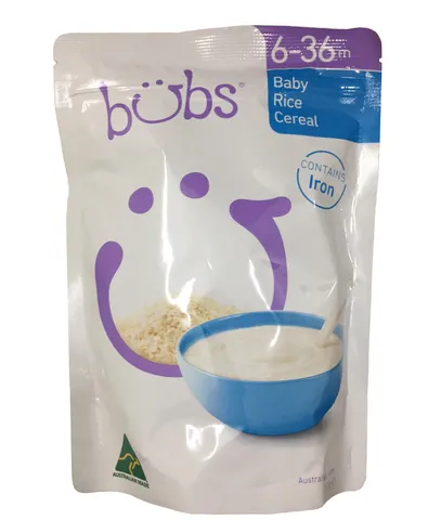 Bột ăn dặm Bubs Organic Baby cho bé 6 - 36 tháng