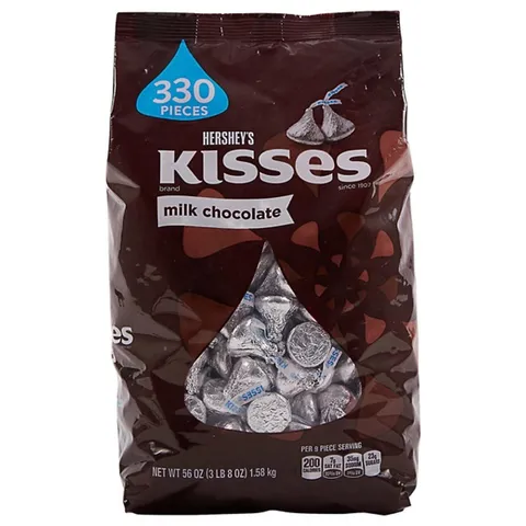 Kẹo Chocolate Hershey’s Kisses Milk 1,58 Kg Của Mỹ