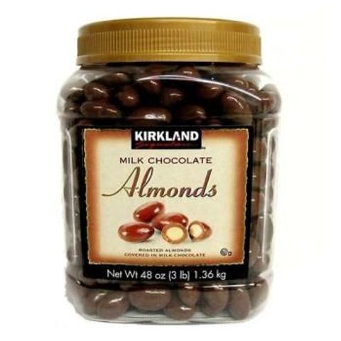 Chocolate Sữa Bọc Hạnh Nhân Kirkland Almonds 1,36kg Của Mỹ