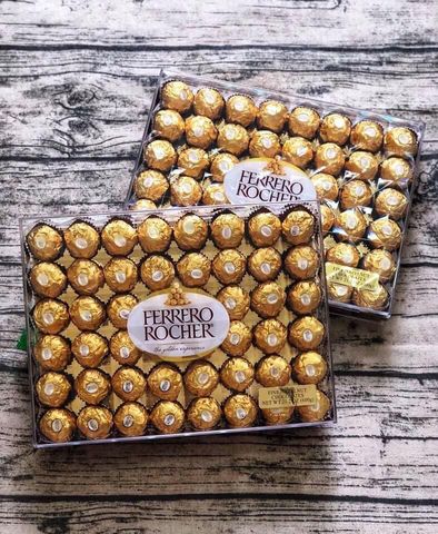 Socola Ferrero Rocher Hộp 48 Viên 600g - Ngọt Ngào Hẹn Hò Valentine, Món Quà Sang Trọng Cho Dịp Đặc Biệt