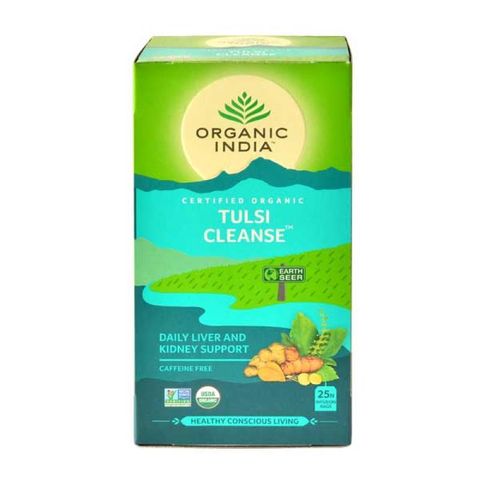 Trà thảo mộc Organic India Tulsi Cleanse hỗ trợ thải độc