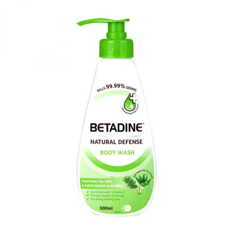 Sữa tắm kháng khuẩn Betadine cho người lớn và trẻ em trên 3 tuổi