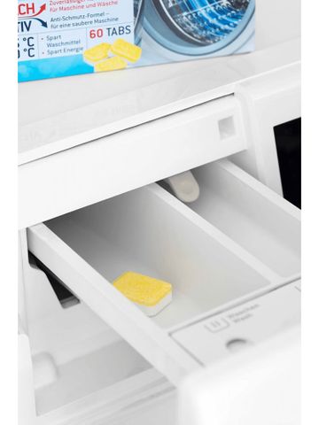 Viên Vệ Sinh Máy Giặt Denkmit Anti Kalk Tabs - Sạch Bẩn Hiệu Quả, Bảo Vệ Quần Áo & Lồng Giặt - Hộp 60 Viên Từ Đức