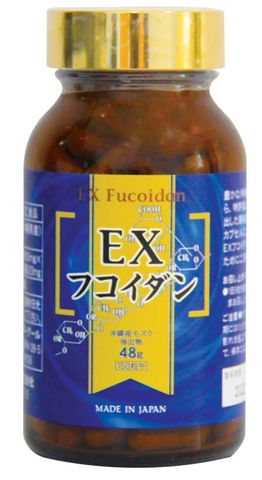 Viên uống tảo nâu Ex Fucoidan Nhật Bản 150 viên - Hỗ trợ sức khỏe, tăng cường miễn dịch, chiết xuất tự nhiên từ Okinawa