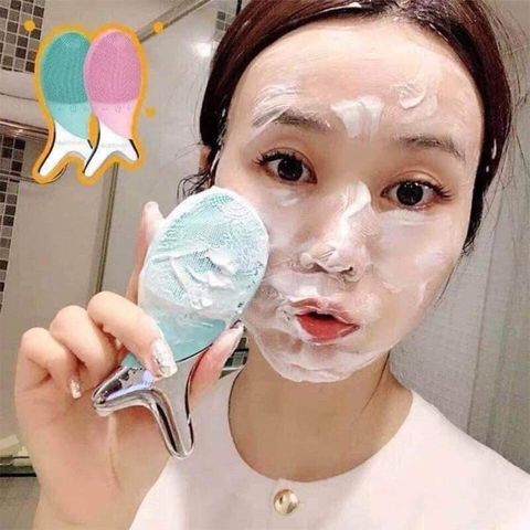 Máy Rửa Mặt WellDerma Cleansing Fish - Thiết Kế Dễ Thương, Làm Sạch Sâu, Hỗ Trợ Da Mụn và Dầu Nhờn, Chăm Sóc Da Chuyên Sâu Hàn Quốc