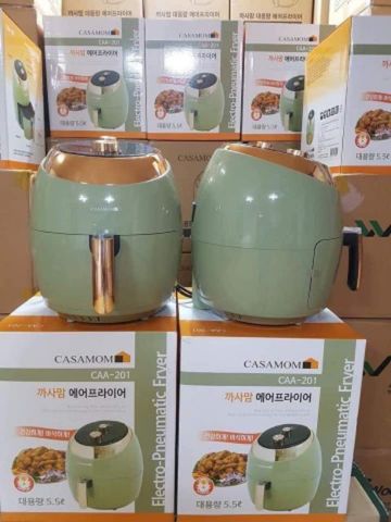 Nồi Chiên Không Dầu Casamom Hàn Quốc 5.5L - Thiết Kế Sang Trọng, Chiên Rán Ít Dầu, Hỗ Trợ Đun Nấu Hiệu Quả